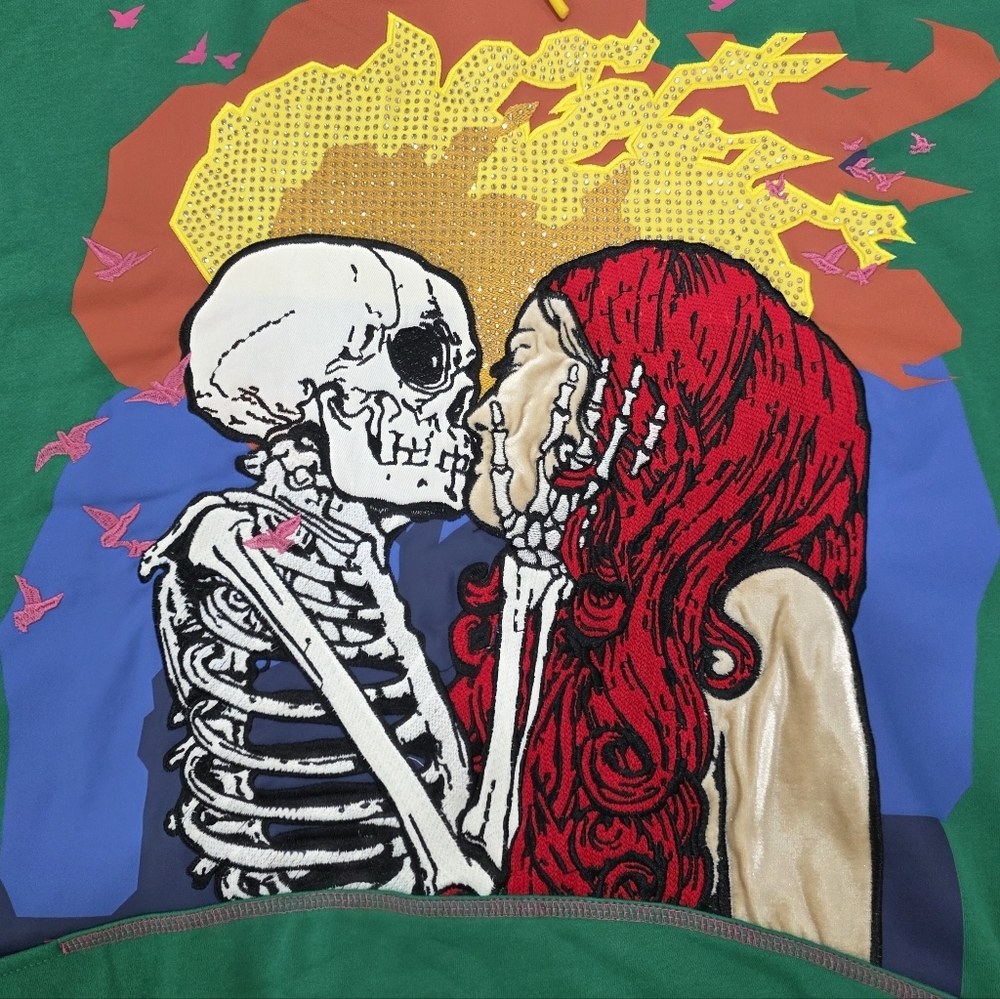 Frost Originals "DEATH BEFORE DISHONOR" Embroidered Hoodie Size 6XB